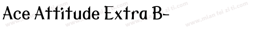 Ace Attitude Extra B字体转换